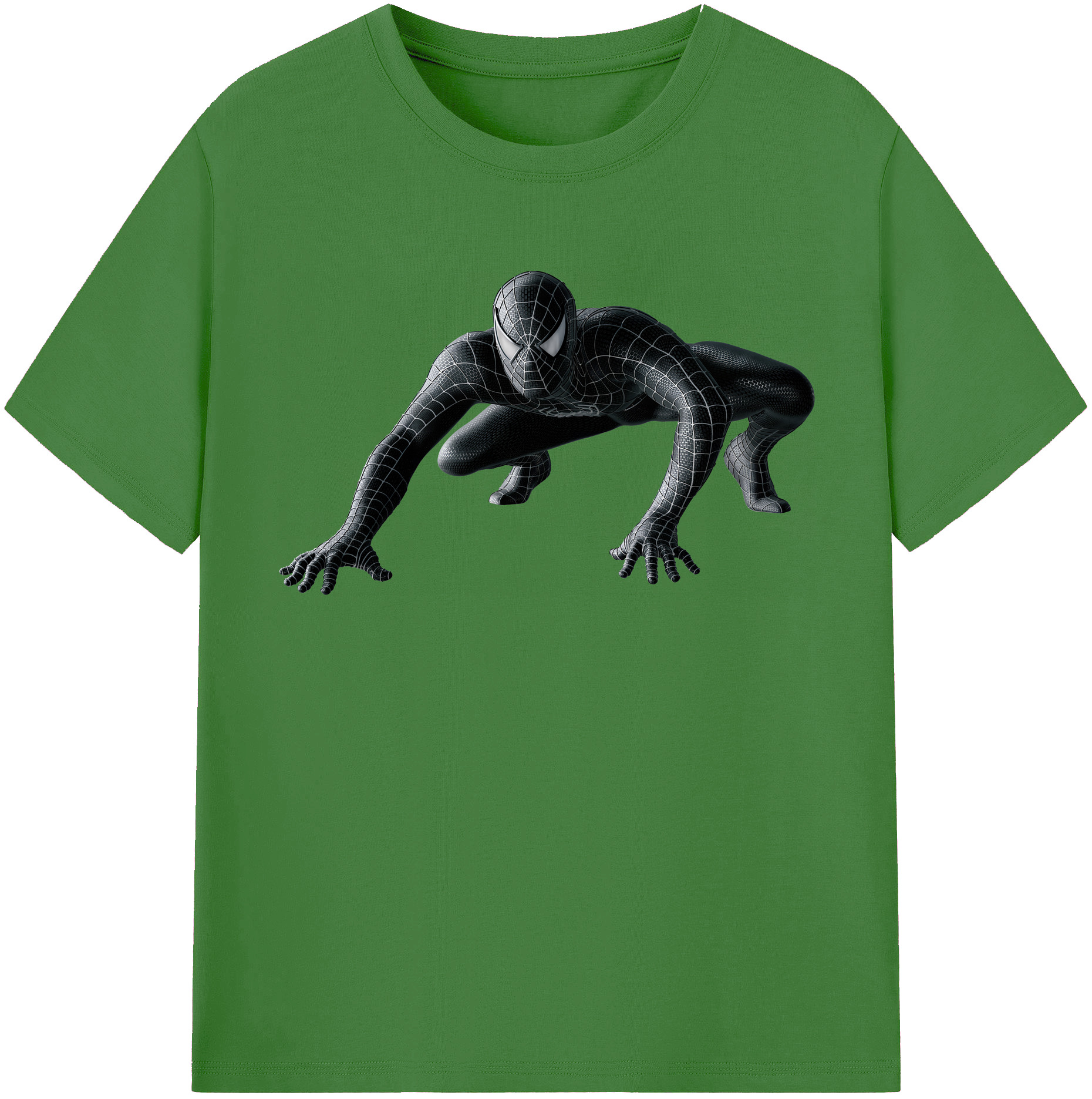 （画像用） Spider Man スパイダーマン レディースカジュアルプリントTシャツ（綿100％）